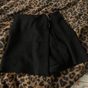 Black skort Zara basic